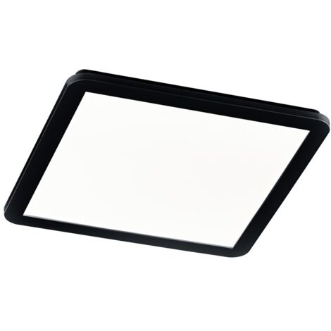 Plafonnier salle de bain CAMILLUS noir LED 24W IP44
