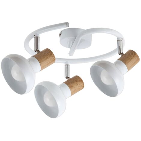 Plafonnier scandinave Rabalux Holly blanc 40cm E14