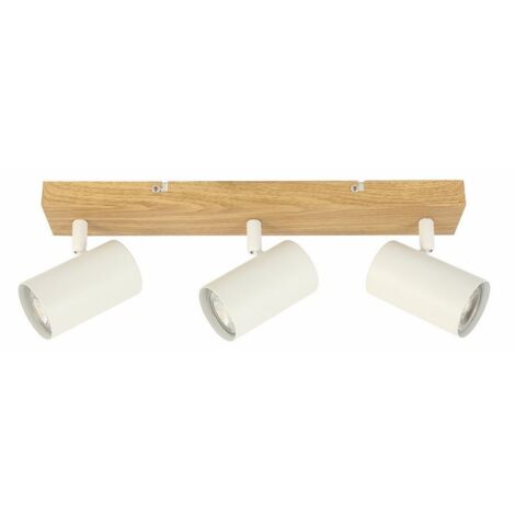 Plafonnier scandinave Reality Quentin 3xGU10 blanc