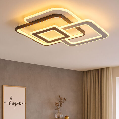 Plafonnier semi-encastré à LED intégré Blanc mat LED 3000K