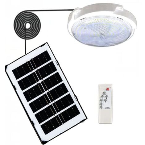 START Plafonnier solaire intérieur intelligent IP66 Lampe d'extérieur solaire avec lumière de couloir de ligne pour décoration de jardin (65W)