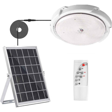Plafonnier Solaire Rond 60w Twilight Sensor Dimmable Remote Control