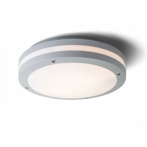 Plafonnier SONYA 30 gris argent 230V E27 2x18W IP54