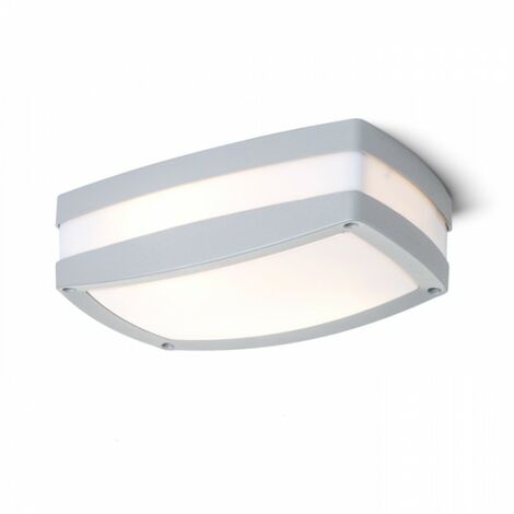 Plafonnier SONYA RC gris argent 230V E27 2x18W IP54