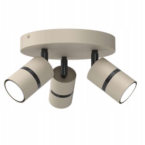 PLAFONNIER, SPOT, SUSPENSION, SPOT GU10 LED, KASHMERE, TUBE, 3 POINTS
