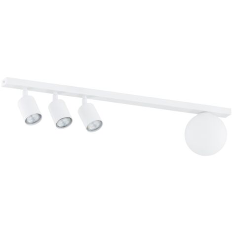 Plafonnier spots Emibig Baster blanc 70 cm 4x GU10/E14