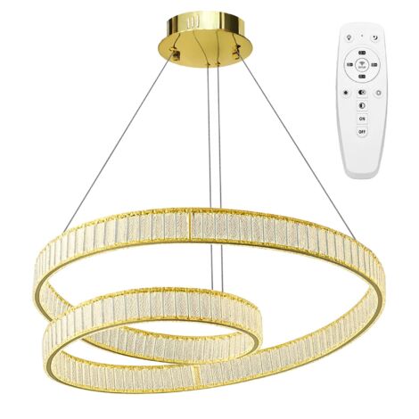 PLAFONNIER SUSPENDU À LED TOOLIGHT  APP1767-CP GOLD