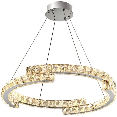 PLAFONNIER SUSPENDU À LED TOOLIGHT  APP1770-CP CHROME 60CM