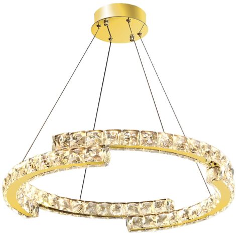 PLAFONNIER SUSPENDU À LED TOOLIGHT  APP1771-CP GOLD 60CM