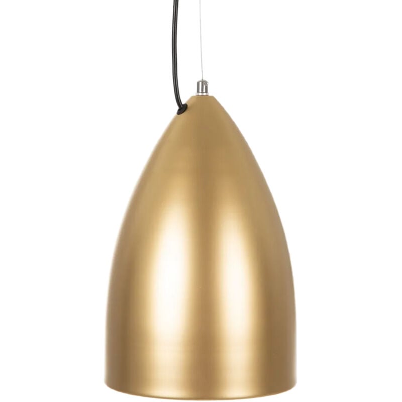 Lustre en aluminium doré