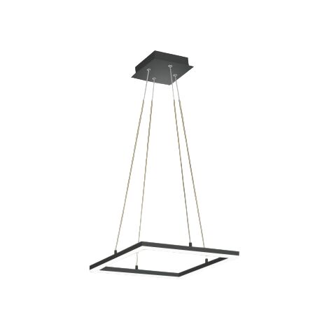Plafonnier suspendu BARD LED 39W Anthracite 3394-40-282 Fabas Luce