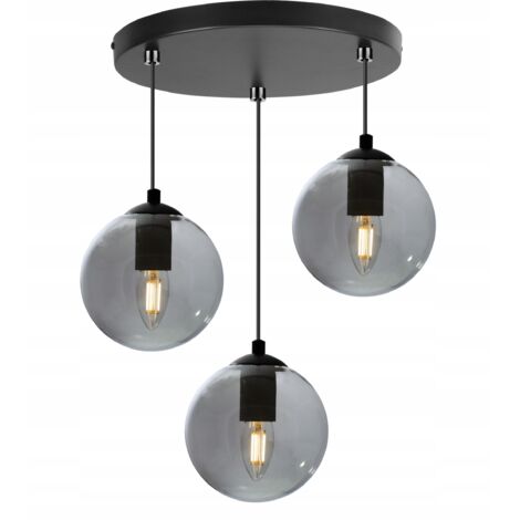 PLAFONNIER SUSPENDU BOULE DE VERRE SÉLECTION LED