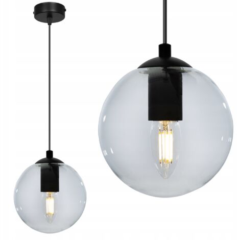 PLAFONNIER SUSPENDU BOULE DE VERRE SÉLECTION LED
