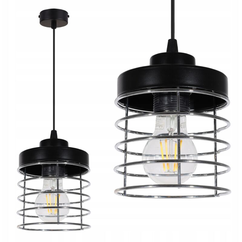 Plafonnier Suspendu Charmant Fil Chrome Led