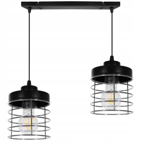 PLAFONNIER SUSPENDU CHARMANT FIL CHROME LED