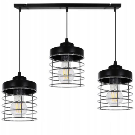 PLAFONNIER SUSPENDU CHARMANT FIL CHROME LED