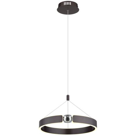 Plafonnier suspendu couleur bronze brossé LED 3000K