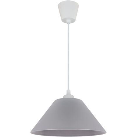 Plafonnier suspendu INKA 25 cm gris
