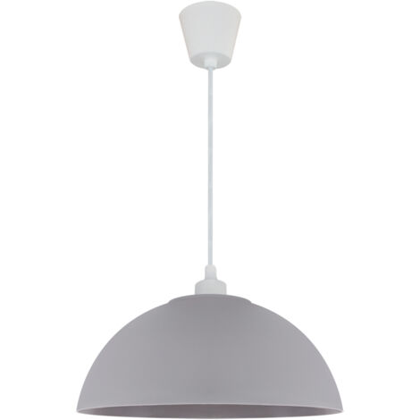 Plafonnier suspendu INKA 29 cm gris