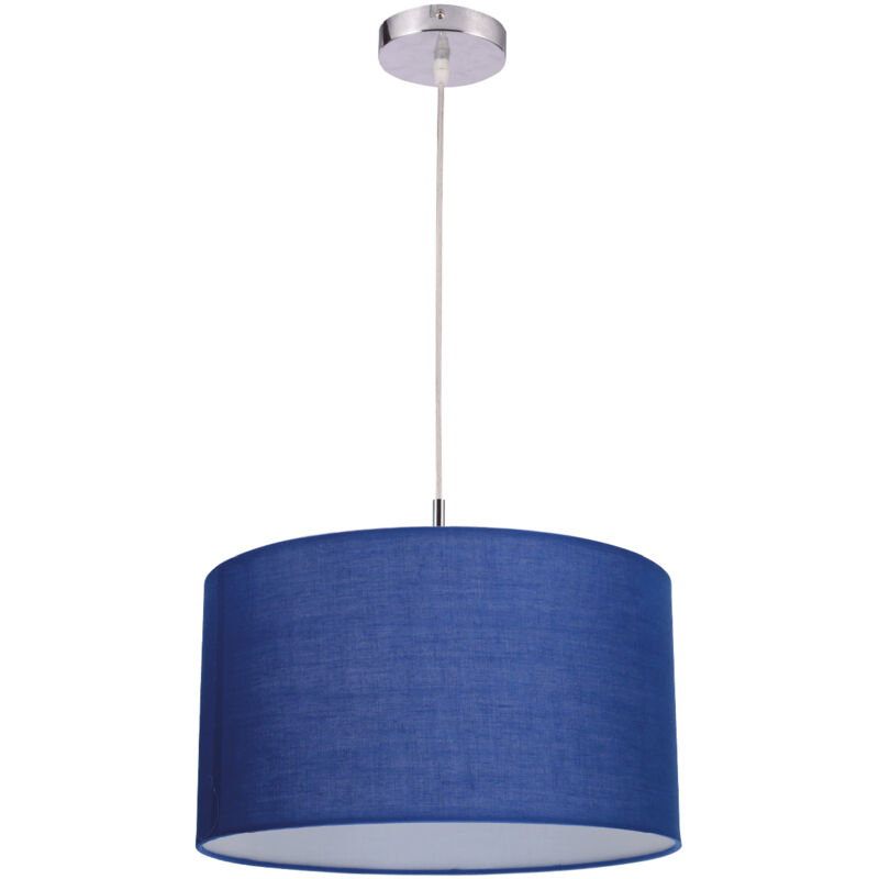 Plafonnier suspendu Kaliab Série E27 Ø360mm Bleu