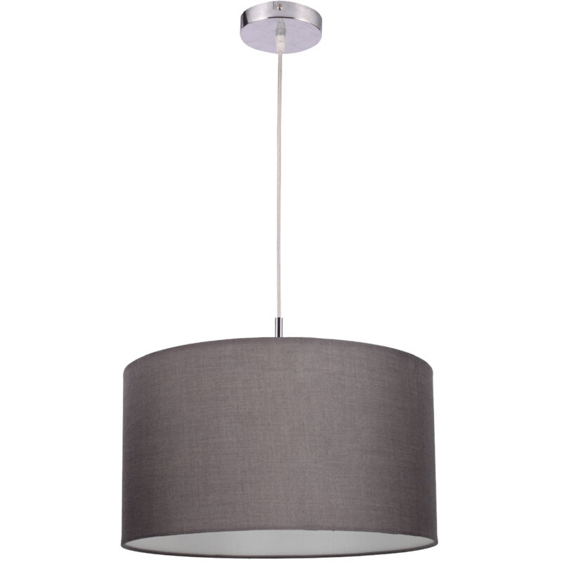 Plafonnier suspendu Kaliab Série E27 Ø360mm Gris