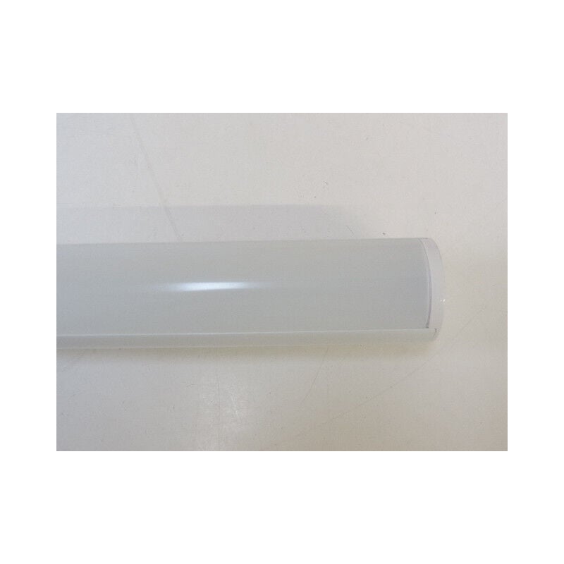 Signcomplex - Plafonnier suspendu Linéaire led 24W argent longueur 1200mm ø 40mm 4000K 3000lm 230V diffuseur opale 120° IP20