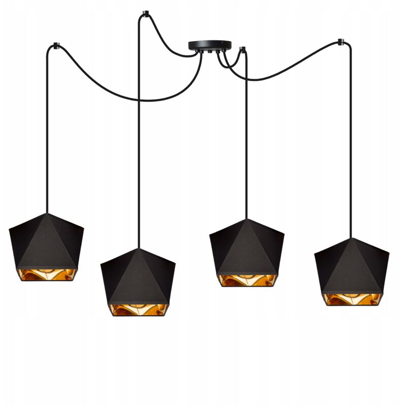 Plafonnier Suspendu Loft Lustre Golden Spider
