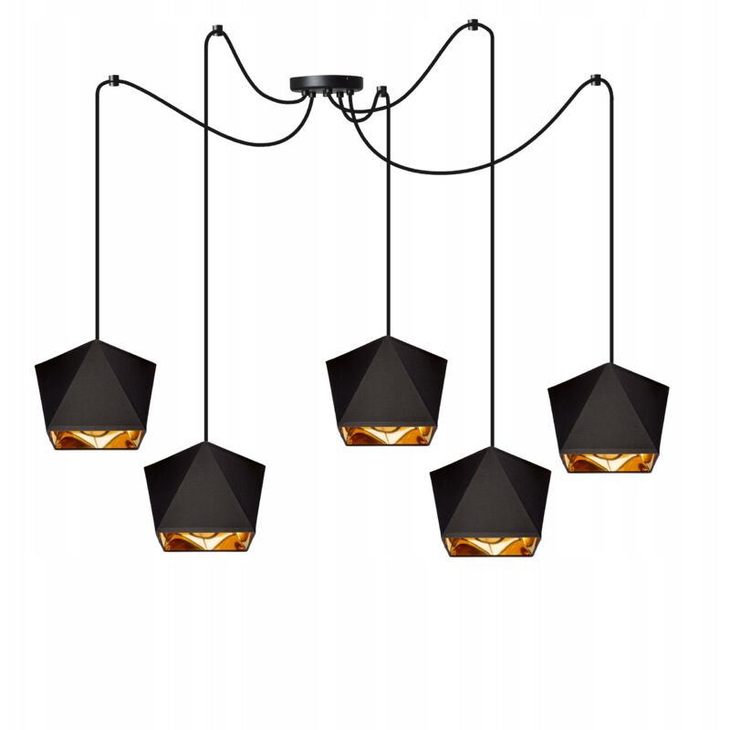 Plafonnier Suspendu Loft Lustre Golden Spider