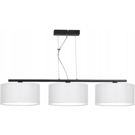 PLAFONNIER SUSPENDU LUSTRE ABAT-JOUR MODERNE