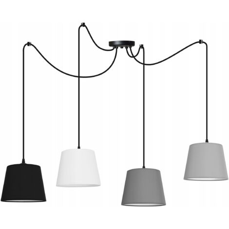 Plafonnier suspendu lustre SPIDER loft E27 LED