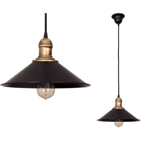 Plafonnier suspendu rétro Loft E27 LED