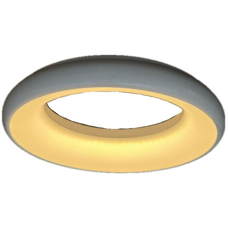 Plafonnier suspension design LED 25W noire et opale Ø 300mm 3000K 1900lm alim 230V (filins non incl) IK06 IP20 HALO