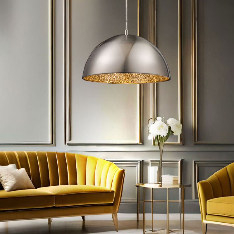 Plafonnier suspension mosaique luminaire suspendu argent