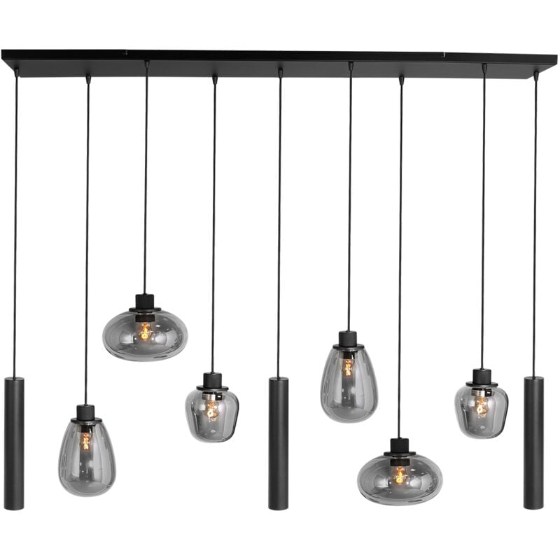 Steinhauer - suspension - Reflexion - noir - verre métal - lampe