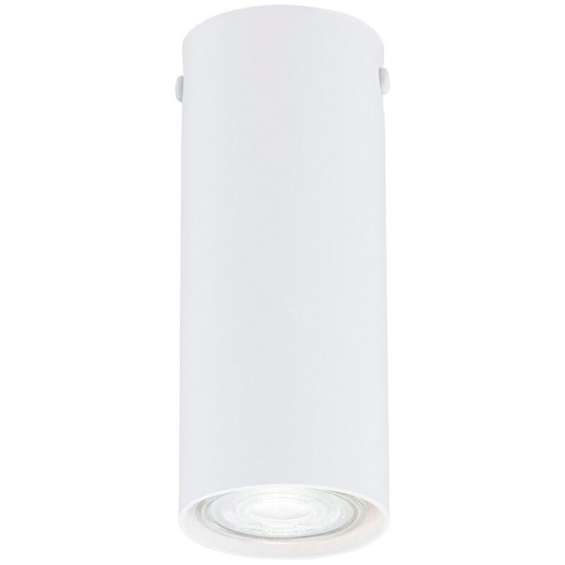 Spot d'Intérieur Tecno, Acier peint par poudrage, Blanc, 6x15x6 cm