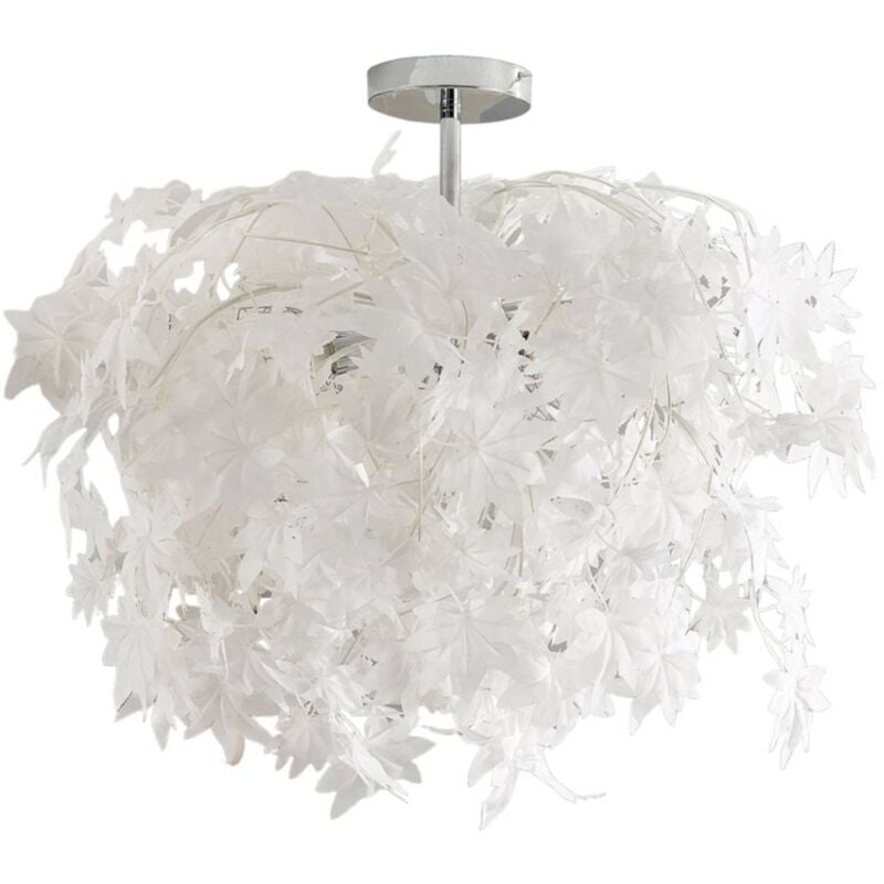 Plafonnier Tissu à intensité variable 'Maple' pour salon & salle à manger