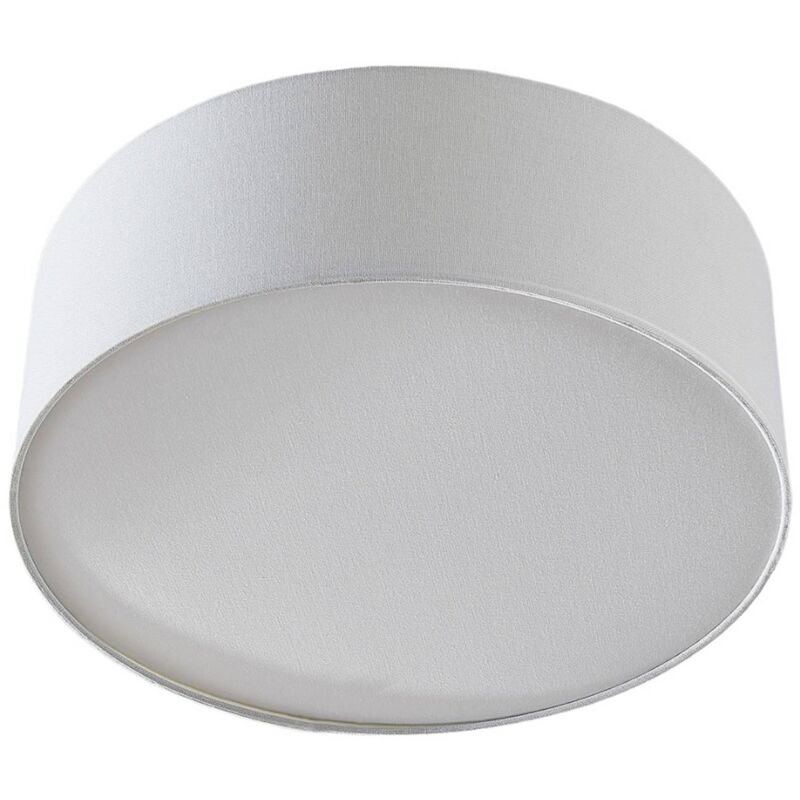 Plafonnier Tissu à intensité variable 'Mariat' en textile pour salon & salle à manger