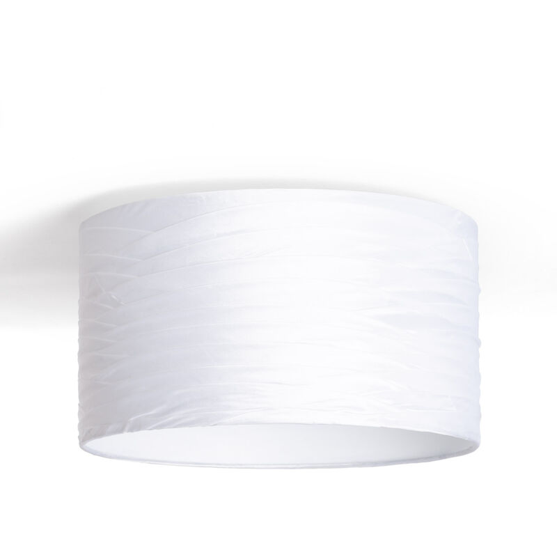 Plafonnier Tissu Marissa Blanc