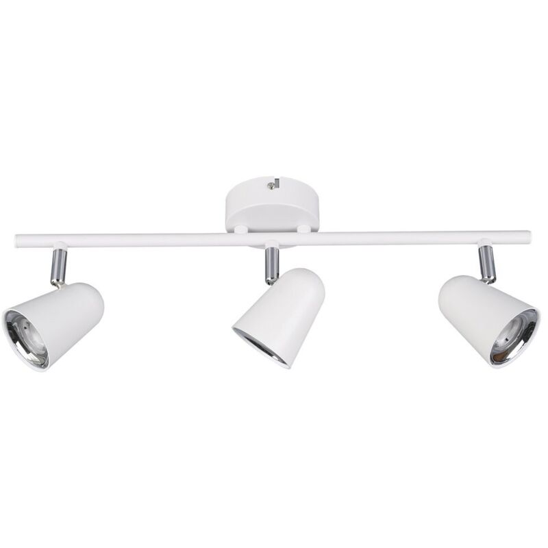 Spot Toulouse Blanc 3 Spots Led L48 cm Trio Lighting Spot Toulouse Blanc 3 Spots Led L48 cm Trio Lighting