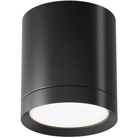 Plafonnier tubulaire noir GX53 9,6cm Maytoni HOOP IP20