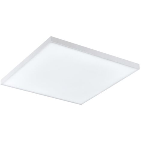 Plafonnier Turcona satiné L: 30 B: 30 H: 6cm 4000k