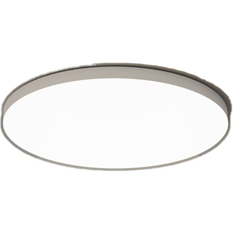 Plafonnier ultra-mince à détecteur de mouvement avec trois fonctions de protection - Lumière blanche - LED - 2 cm d'épaisseur - Idéal pour chambre, couloir, balcon, salle de bain - 23 cm - 24 W