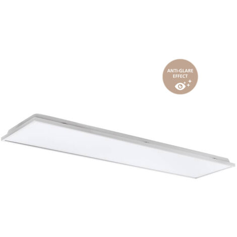 Plafonnier Urtebieta Blanc L: 119.5 B: 29.5 H: 5cm 4000k