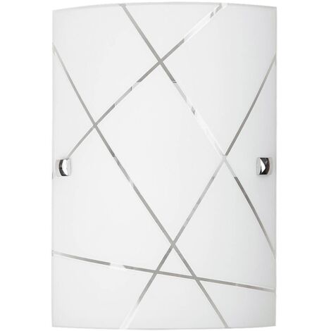 Plafonnier verre 18cm E27 60W blanc Phaedra Rabalux