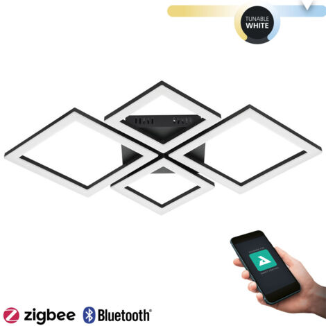 Plafonnier Zigbee Paranday-Z 47x43cm noir - 900318