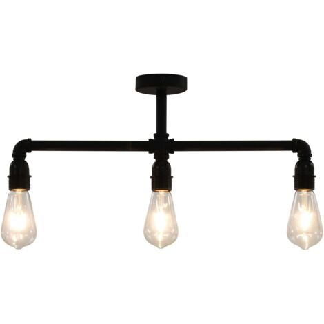 Plafonnier，Lampe Noir 3 ampoules E27 CFW88934