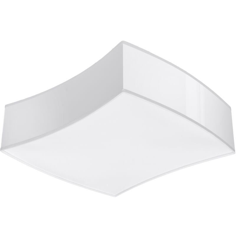 Sollux Lighting Square Plafonnier décoratif encastré, blanc, 39 cm Sollux Lighting Square Plafonnier décoratif encastré, blanc, 39 cm