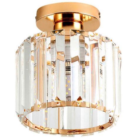 Plafonniers d'allée, petits plafonniers simples, style moderne doré, A