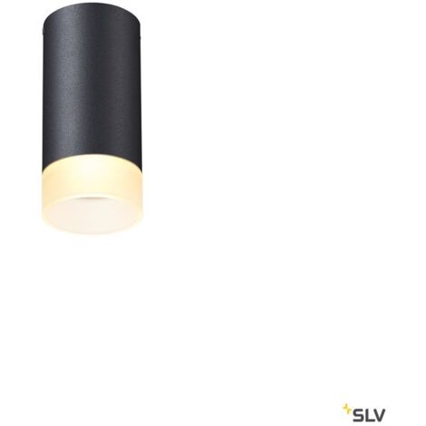 Plafonniers intérieurs ASTINA plafonnier intérieur noir mat GU10/QPAR51 10W max - SLV 1002936