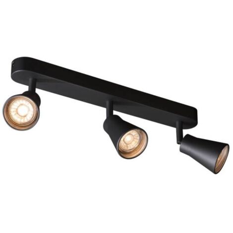 Plafonniers intérieurs LED AVO applique et plafonnier intérieur triple noir GU10/QPAR51 3x 50W max - SLV 1000892